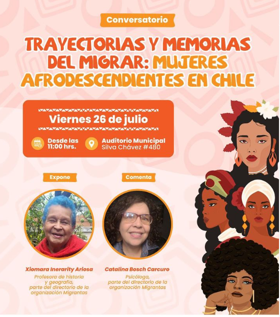 Invitan a conversatorio en el marco del Día Internacional de la Mujer Afrodescendiente