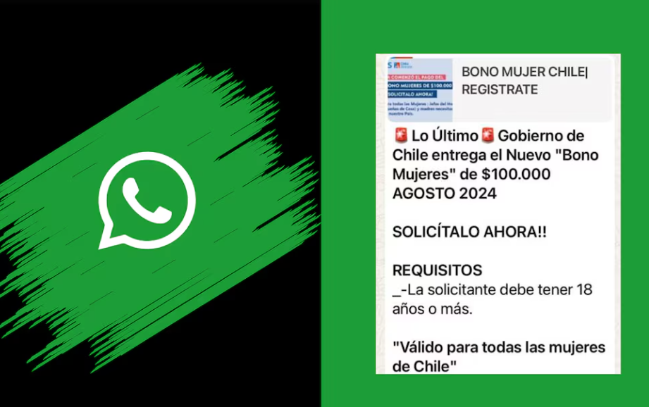 PDI alerta nueva estafa por WhatsApp mediante falso “Bono Mujer”