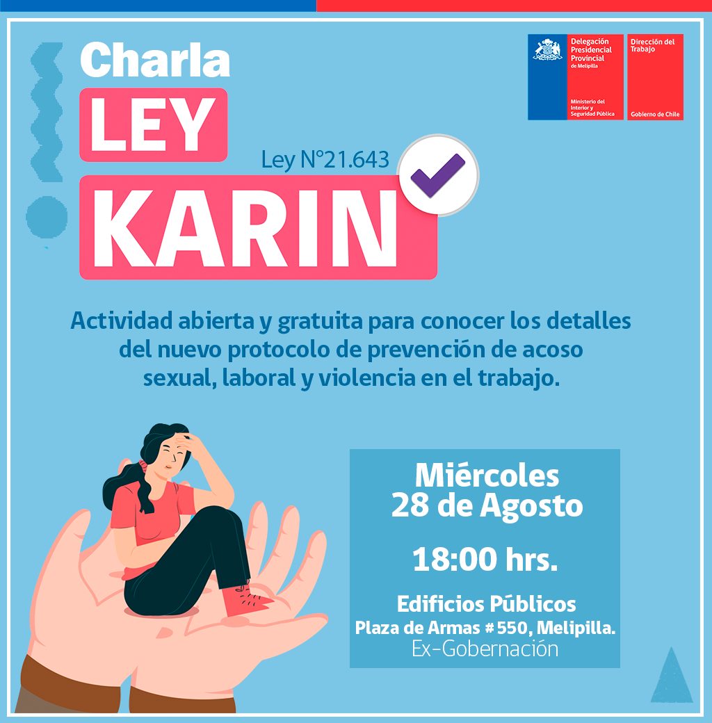 Delegación Provincial de Melipilla realizará charla abierta sobre la Ley Karin