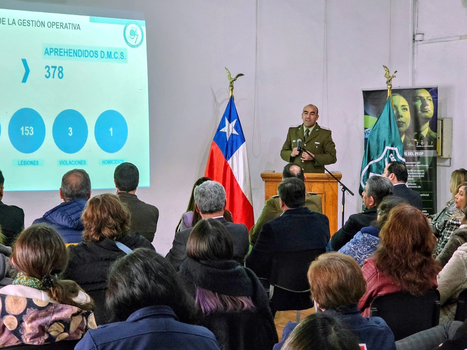 Carabineros de Talagante realiza su nueva Cuenta Pública 2023