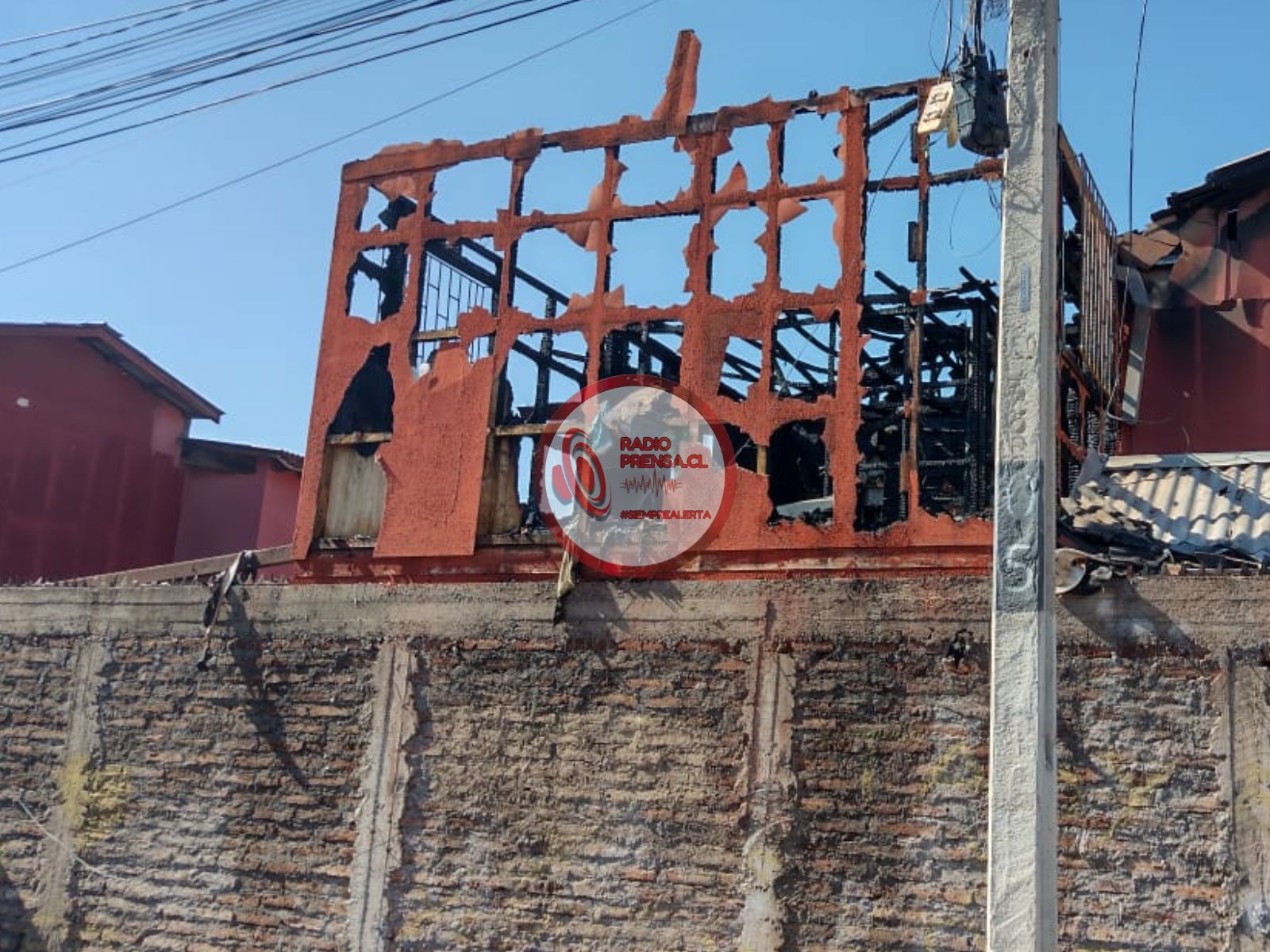 Inician campaña para damnificados por incendio registrado esta mañana en Melipilla