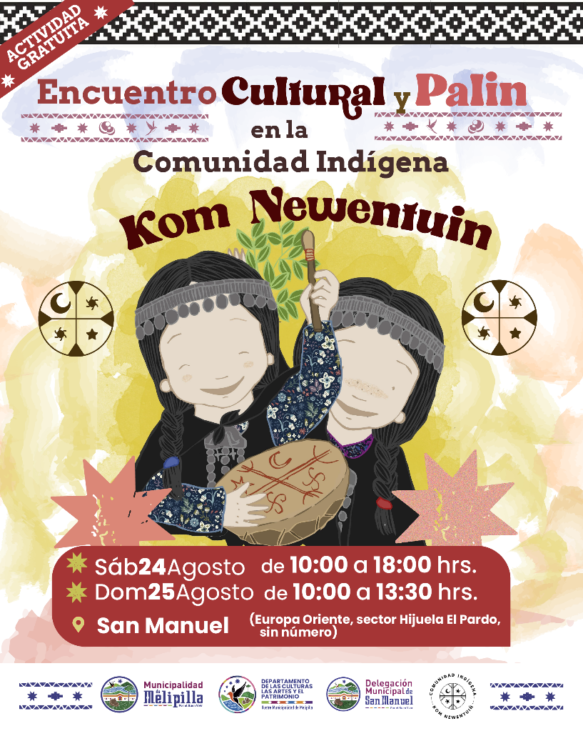 Primer Encuentro cultural y palín en la Comunidad indígena Kom Newentuiñ de San Manuel