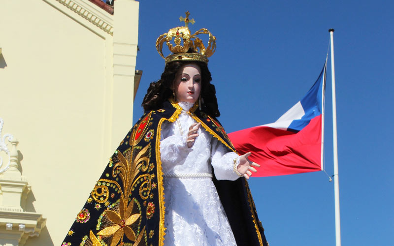 Virgen de Lo Vásquez comienza peregrinación por la RM: La primera semana de septiembre llegará a Melipilla