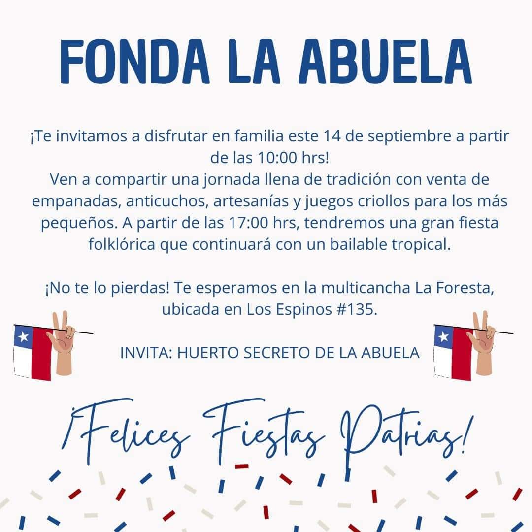 Invitan a comunidad del sector norponiente de Melipilla a participar de entretenidas actividades de Fiestas Patrias