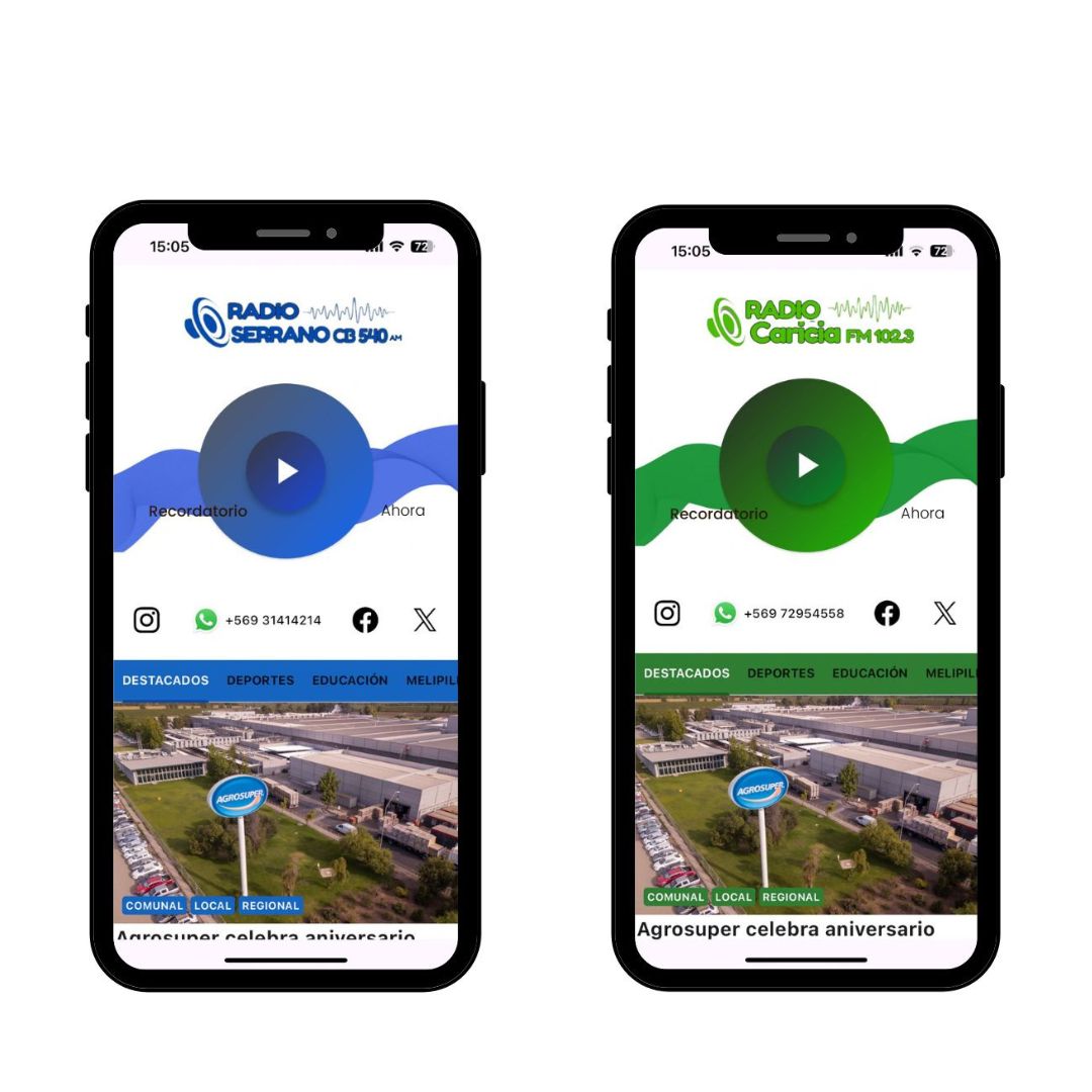 Seguimos creciendo: Radios Ignacio Serrano y FM Caricia lanzan sus aplicaciones para celulares