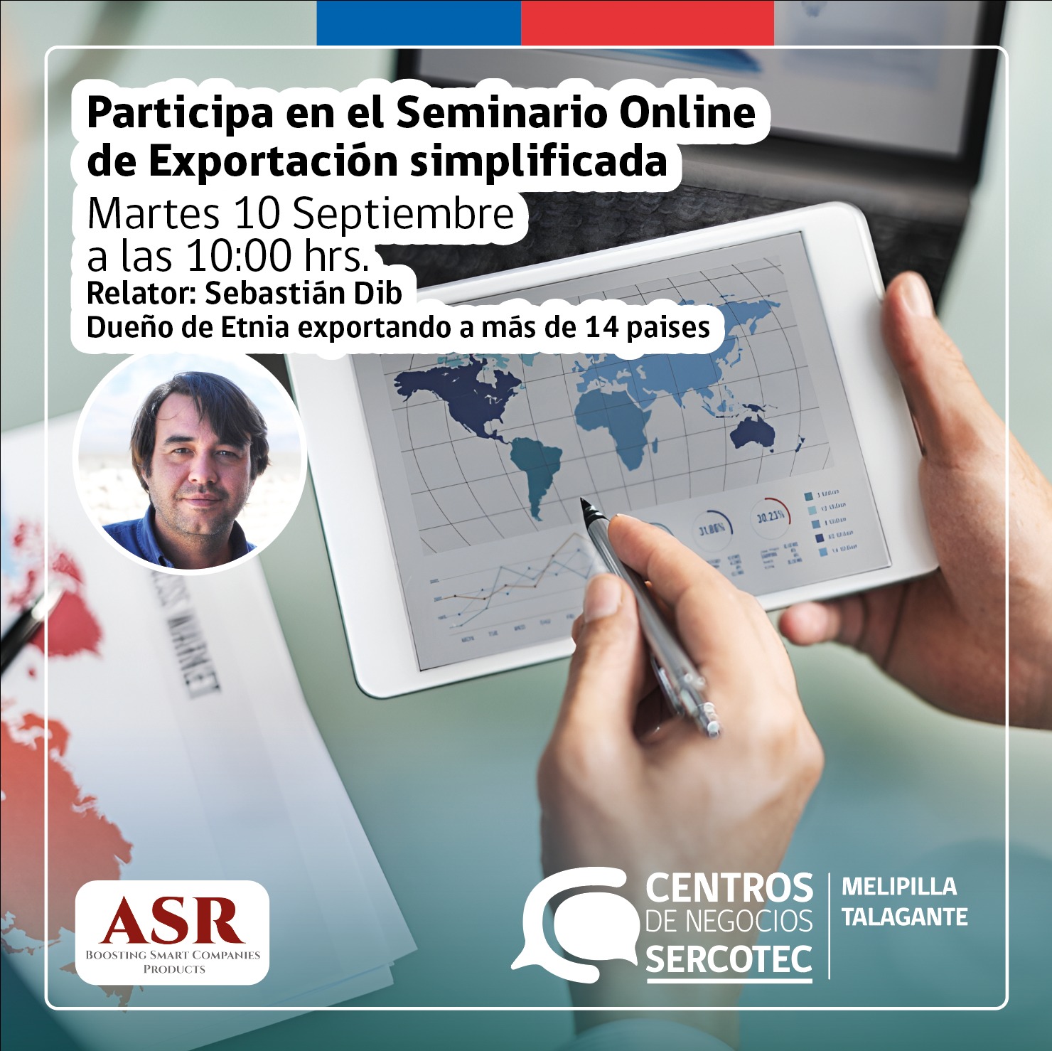 Centro de Negocios Melipilla invita a seminario “Exportación Simplificada”