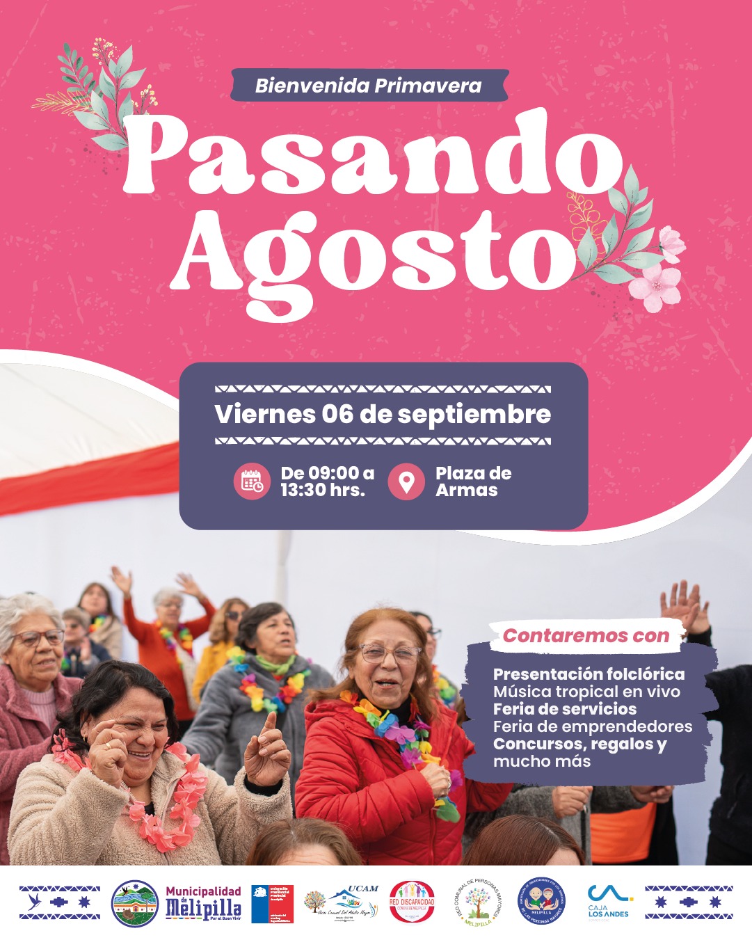 Todo listo para el tradicional evento “Pasando Agosto” este viernes en Melipilla