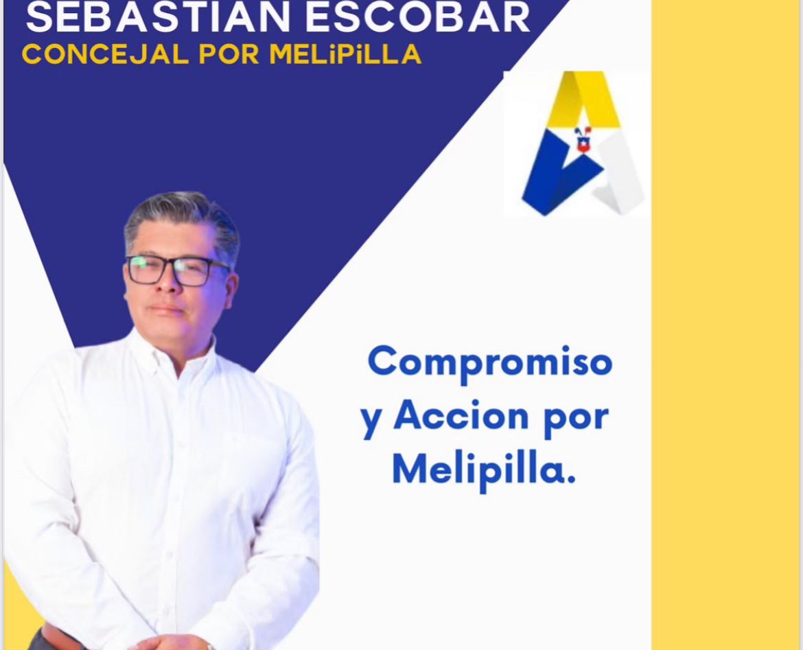 Las propuestas de Sebastián Escobar, candidato a concejal por Melipilla