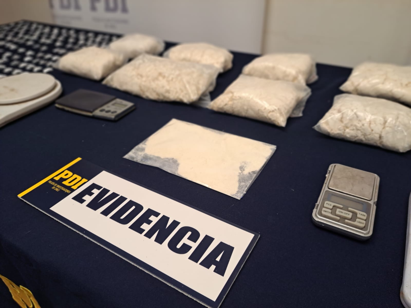 Allanamiento en Talagante permite decomisar más de 4 kilos de cocaína base avaluada en 42 millones de pesos