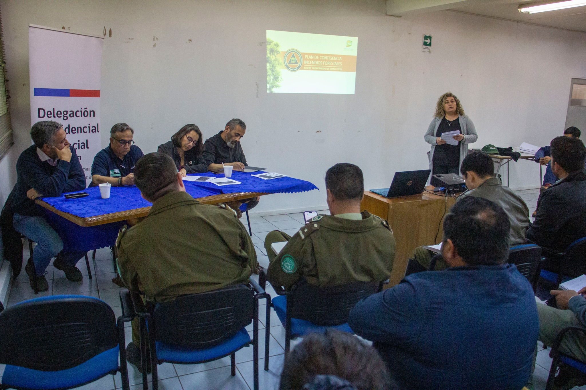 Delegada Saavedra encabeza COGRID provincial en el marco de la nueva temporada de Incendios Forestales