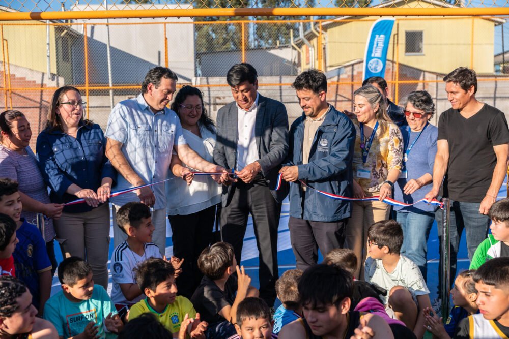 Inauguran multicancha en Los Jazmines II de Melipilla