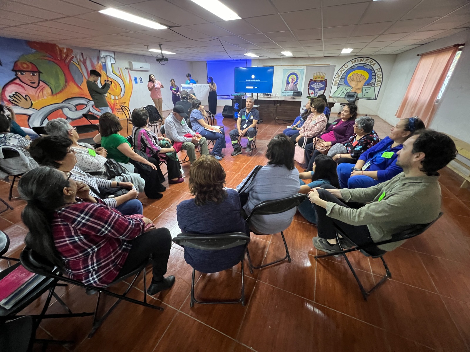 Realizan Diálogo Ciudadano en el marco de los Planes de Emergencias y Desastres del Servicio de Salud Occidente en Alhué