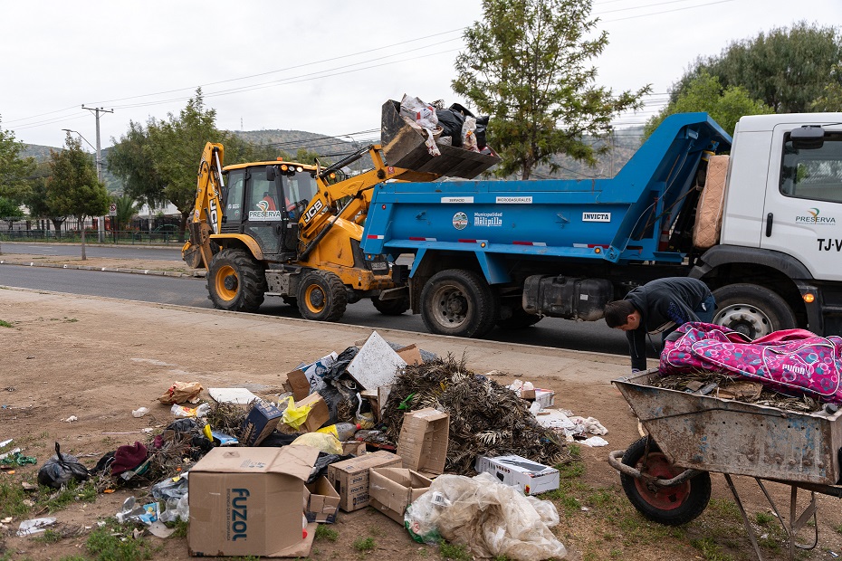 Municipalidad de Melipilla realiza balance de su servicio de microbasurales a seis meses de su puesta en marcha