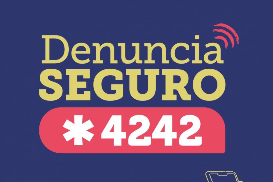 Invitan a la comunidad a utilizar el programa “Denuncia Seguro” para informar sobre diversos delitos de forma anónima