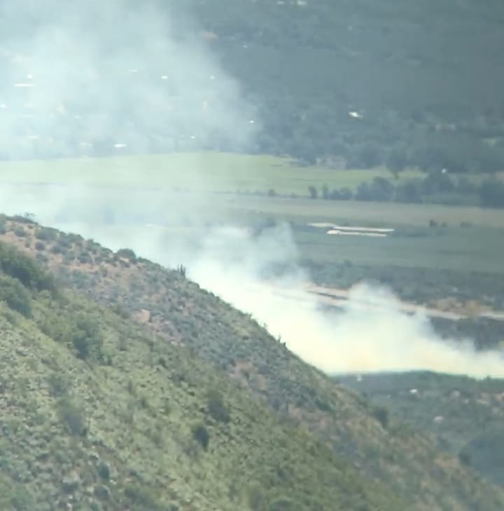 Alerta Roja por incendio forestal en Pallocabe