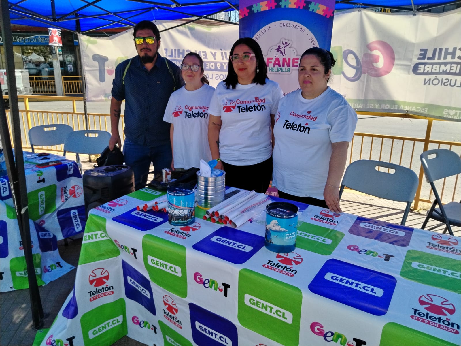 A toda marcha actividades de motivación para la Teletón en Melipilla